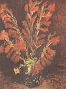Vincent Van Gogh Vase wiht Red Gladioli (nn04) USA oil painting reproduction